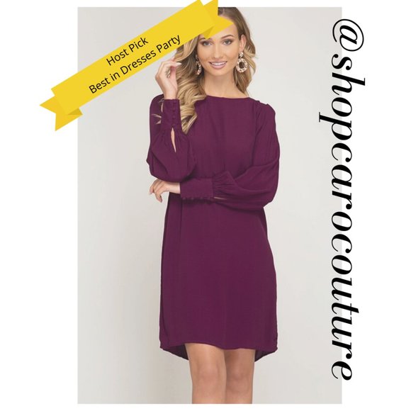 🎉HP🎉 5⭐️ Long Sleeve Shift dress - Picture 2 of 7